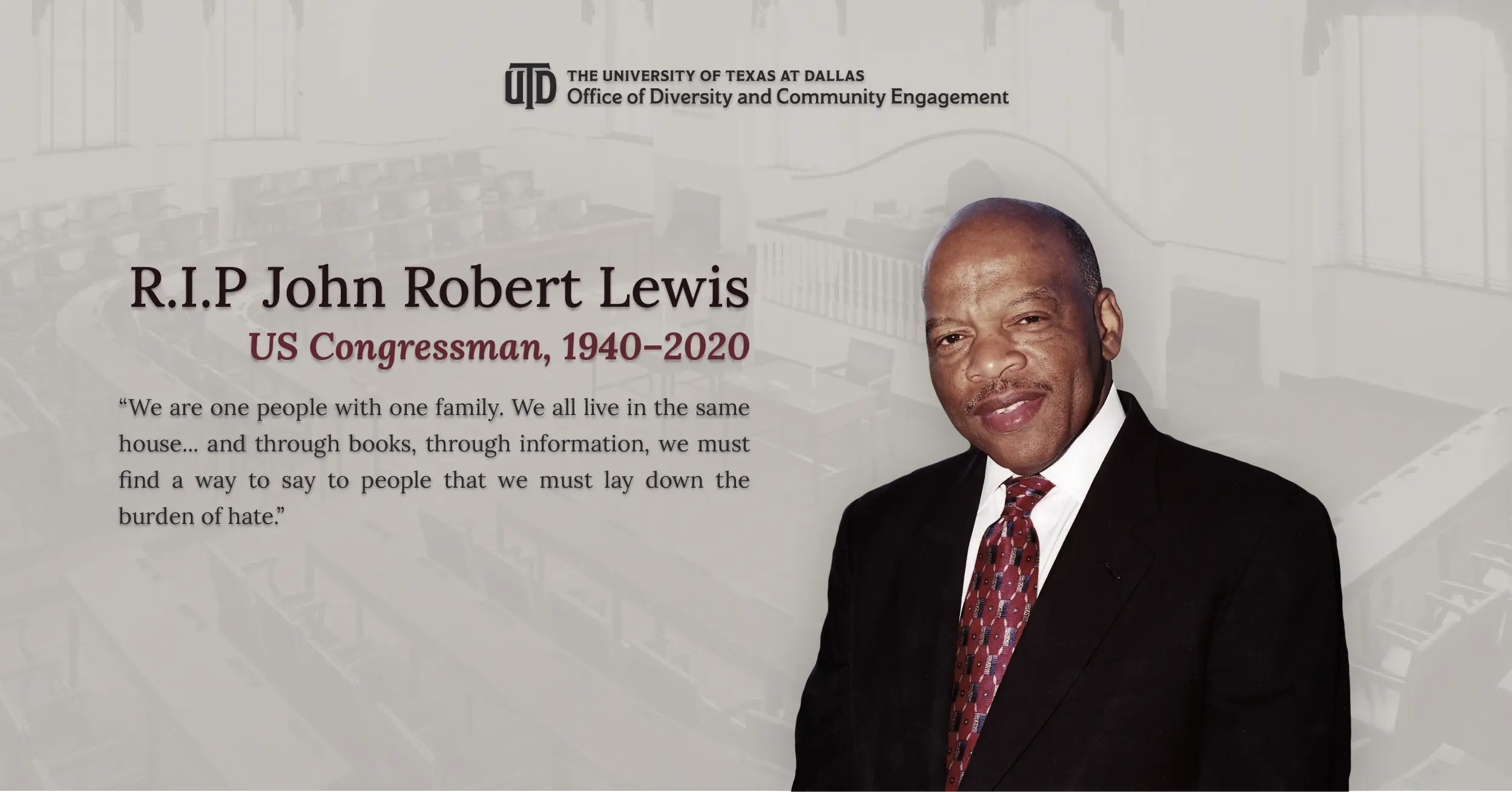 Rest in Peace: John Robert Lewis